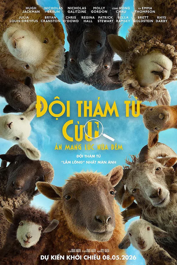 Poster phim Đội Thám Tử Cừu: Án Mạng Lúc Nửa Đêm trên Motchill