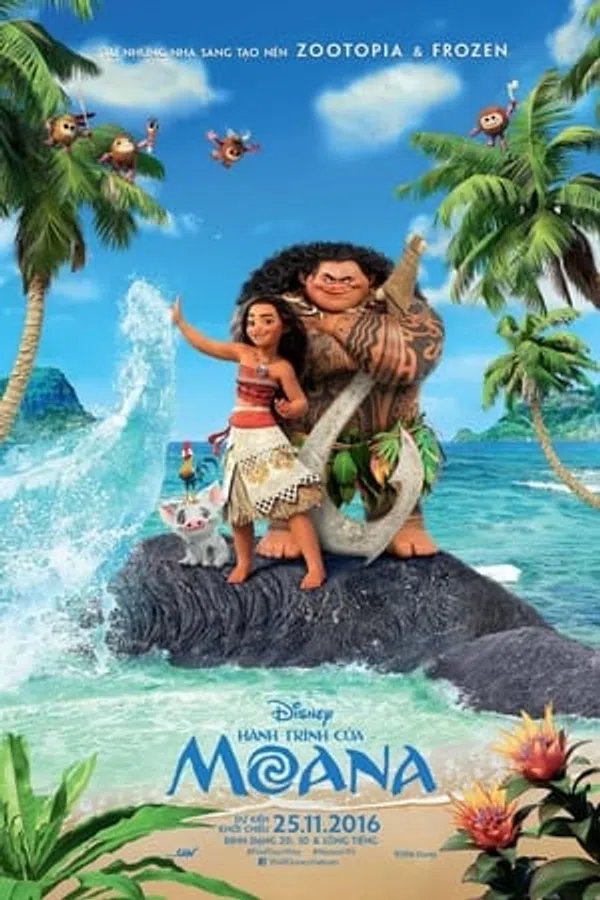 Poster phim Hành Trình Của Moana trên Motchill