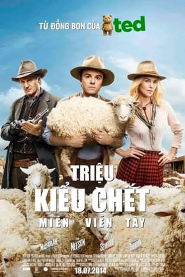 Poster phim Triệu Kiểu Chết Miền Viễn Tây trên Motchill
